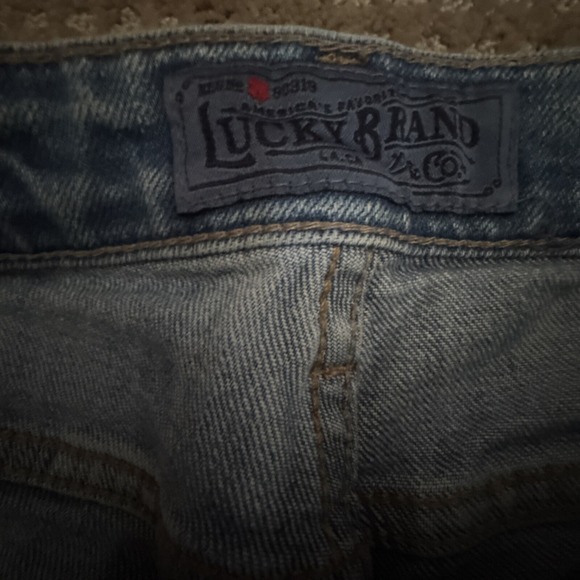 Lucky‎ Brand Embroidered Ava skinny ankle cheville jeans blue denim size 0 / 25 - Picture 7 of 16